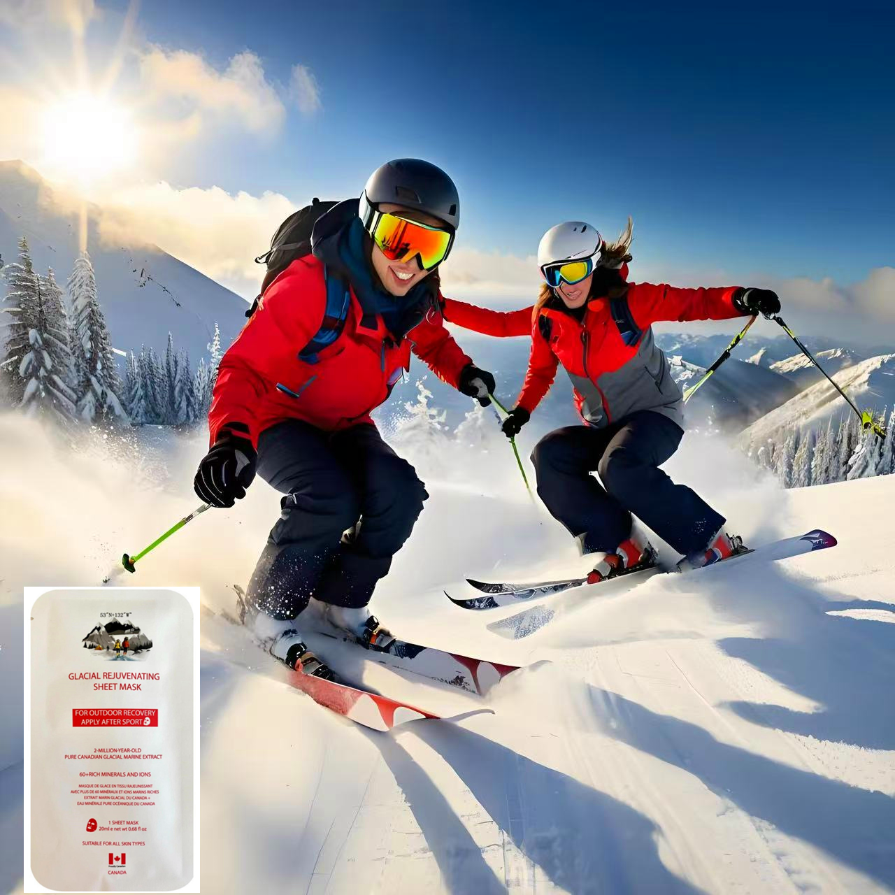 53"N+132"W GLACIAL REJUVENATING SHEET MASK