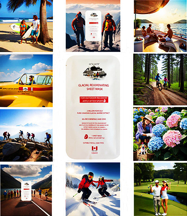 53"N+132"W GLACIAL REJUVENATING SHEET MASK 7 Sheets